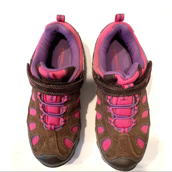 Merrell Mid Lace Boys Girls Trail Hikers - Picture 4 of 10